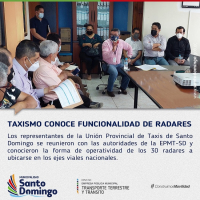 TAXISMO CONOCE FUNCIONALIDAD DE RADARES