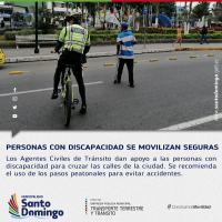 PERSONAS CON DISCAPACIDAD SE MOVILIZAN SEGURAS