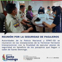 REUNIÓN POR LA SEGURIDAD DE PASAJEROS