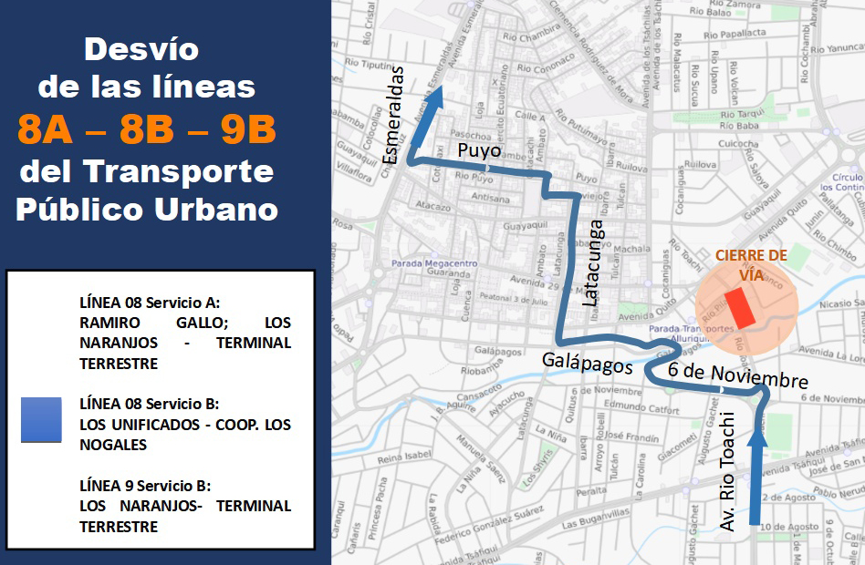 Buses líneas 8A 8B 9B