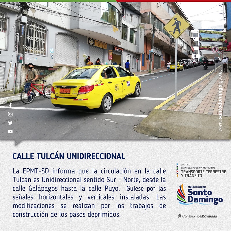 Cambios de sentido calle Tulcán web