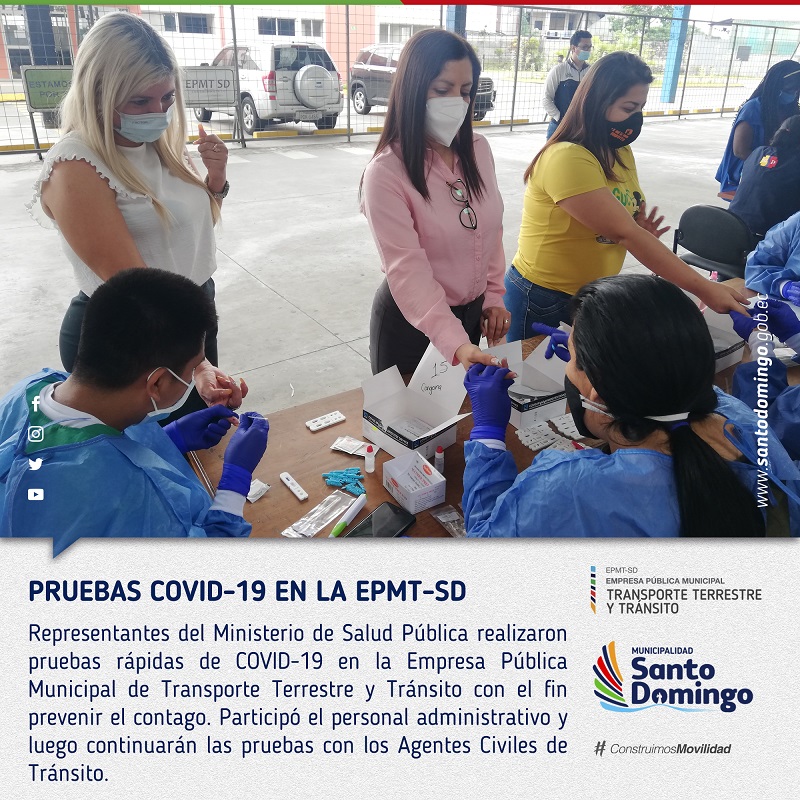 Pruebas COVID 19 web
