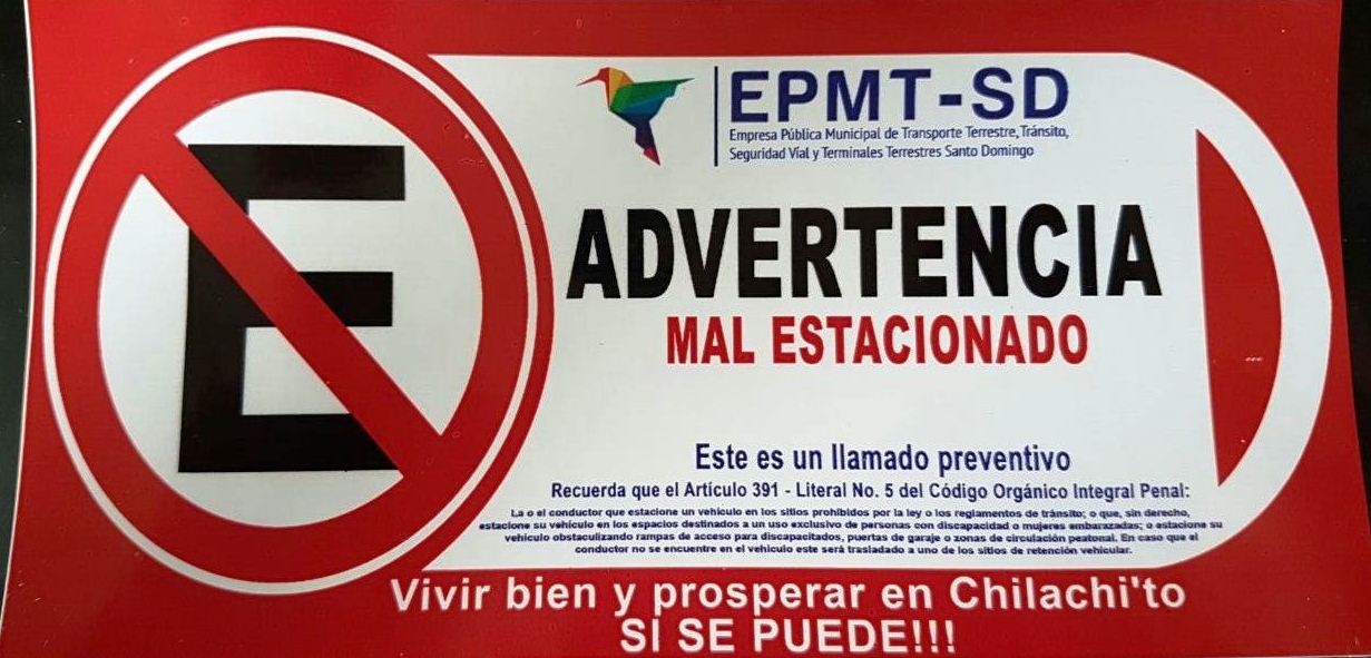 STIKERS NO estacionar