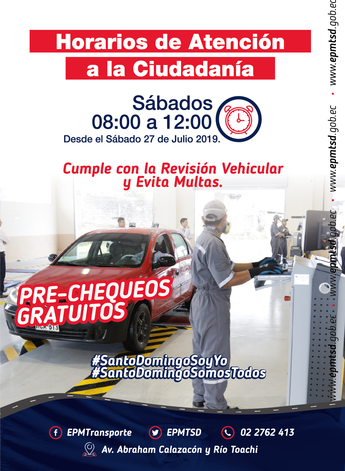 fLYER hORARIOS DE aTENCIÓN eMPRESA DE TRANSPORTE 2